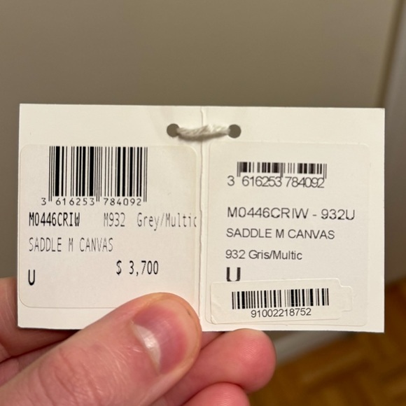 DIOR SADDLE BAG IN GREY OBLIQUE MONOGRAM - Picture 11 of 11